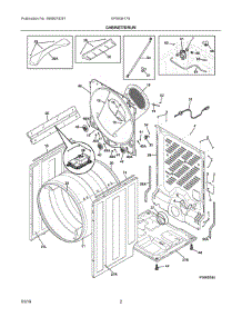 02 - Cabinet / Drum parts for Electrolux Laundry Center EFMG617STT0 from AppliancePartsPros.com