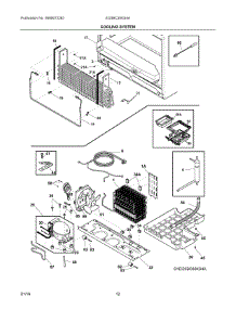06 - Cooling System parts for Electrolux Refrigerator EI23BC30KS4A from AppliancePartsPros.com