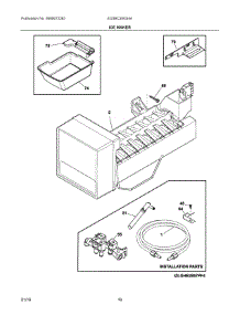 08 - Ice Maker parts for Electrolux Refrigerator EI23BC30KS4A from AppliancePartsPros.com