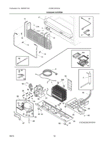 06 - Cooling System parts for Electrolux Refrigerator EI23BC30KS5A from AppliancePartsPros.com