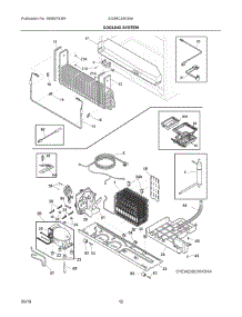 06 - Cooling System parts for Electrolux Refrigerator EI23BC30KS9A from AppliancePartsPros.com