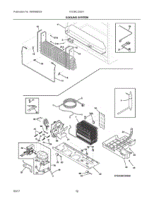 06 - Cooling System parts for Electrolux Refrigerator EI23BC32SS1 from AppliancePartsPros.com