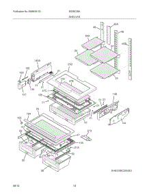 09 - Shelves parts for Electrolux Refrigerator EI23BC35KS7 from AppliancePartsPros.com