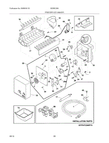 19 - Freezer Ice Maker parts for Electrolux Refrigerator EI23BC35KS7 from AppliancePartsPros.com