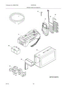 17 - Fresh Food Ice Maker parts for Electrolux Refrigerator EI23BC35KS8 from AppliancePartsPros.com