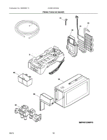 09 - Fresh Food Ice Maker parts for Electrolux Refrigerator EI23BC35KS9A from AppliancePartsPros.com