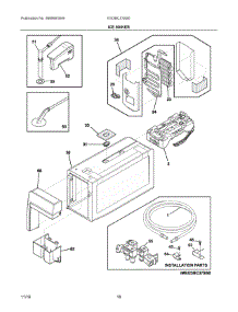 09 - Ice Maker parts for Electrolux Refrigerator EI23BC37SS0 from AppliancePartsPros.com