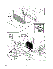 06 - Cooling System parts for Electrolux Refrigerator EI23BC60KS4A from AppliancePartsPros.com