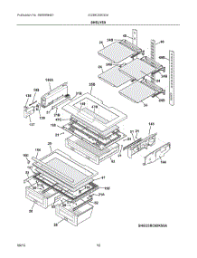 05 - Shelves parts for Electrolux Refrigerator EI23BC60KS5A from AppliancePartsPros.com