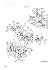 09 - Shelves parts for Electrolux Refrigerator EI23BC65KS6 from AppliancePartsPros.com