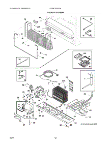 06 - Cooling System parts for Electrolux Refrigerator EI23BC65KS9A from AppliancePartsPros.com