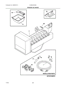 10 - Freezer Ice Maker parts for Electrolux Refrigerator EI23BC65KSBA from AppliancePartsPros.com