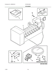 08 - Ice Maker parts for Electrolux Refrigerator EI23BC82SS0 from AppliancePartsPros.com