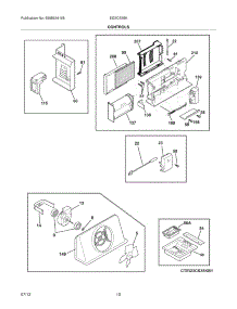 11 - Controls parts for Electrolux Refrigerator EI23CS35KB2 from AppliancePartsPros.com