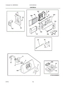 06 - Controls parts for Electrolux Refrigerator EI23CS35KS3A from AppliancePartsPros.com