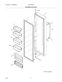05 - Refrigerator Door parts for Electrolux Refrigerator EI23CS65KS2 from AppliancePartsPros.com