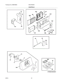 11 - Controls parts for Electrolux Refrigerator EI23CS65KS2 from AppliancePartsPros.com