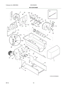 17 - Ice Container parts for Electrolux Refrigerator EI23CS65KS2 from AppliancePartsPros.com