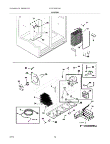 07 - System parts for Electrolux Refrigerator EI23CS65KS3A from AppliancePartsPros.com