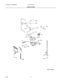 05 - Wash System parts for Electrolux Dishwasher EI24CD35RS3A from AppliancePartsPros.com