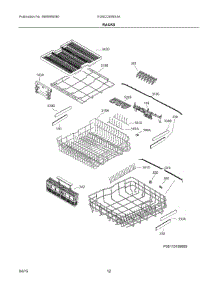 07 - Racks parts for Electrolux Dishwasher EI24CD35RS3A from AppliancePartsPros.com