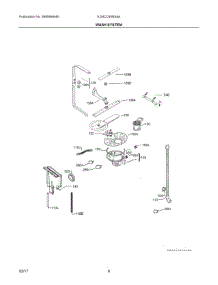 05 - Wash System parts for Electrolux Dishwasher EI24CD35RS4A from AppliancePartsPros.com