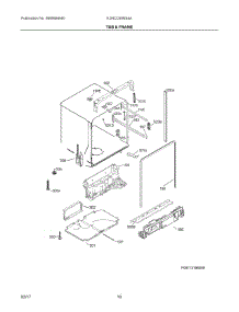 06 - Tub & Frame parts for Electrolux Dishwasher EI24CD35RS4A from AppliancePartsPros.com