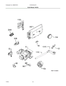 04 - Electrical Parts parts for Electrolux Dishwasher EI24ID50QS1B from AppliancePartsPros.com