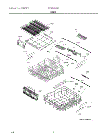 07 - Racks parts for Electrolux Dishwasher EI24ID50QS1B from AppliancePartsPros.com
