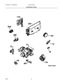 04 - Electrical Parts parts for Electrolux Dishwasher EI24ID50QS5B from AppliancePartsPros.com