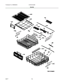 07 - Racks parts for Electrolux Dishwasher EI24ID50QS5B from AppliancePartsPros.com