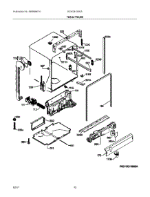 06 - Tub & Frame parts for Electrolux Dishwasher EI24ID81SS0A from AppliancePartsPros.com