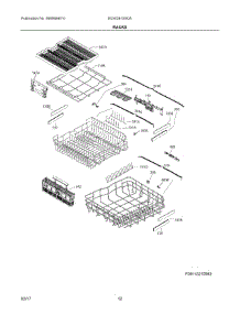 07 - Racks parts for Electrolux Dishwasher EI24ID81SS0A from AppliancePartsPros.com