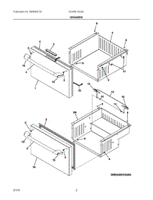 02 - Drawers parts for Electrolux Refrigerator EI24RD10QS0 from AppliancePartsPros.com
