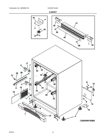 03 - Cabinet parts for Electrolux Refrigerator EI24RD10QS0 from AppliancePartsPros.com