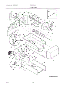 17 - Ice Container parts for Electrolux Refrigerator EI26SS30JS4 from AppliancePartsPros.com