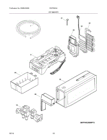 17 - Ice Maker parts for Electrolux Refrigerator EI27BS26JBD from AppliancePartsPros.com