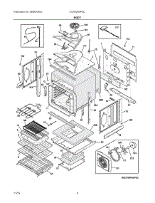 03 - Body parts for Electrolux Oven EI27EW35PSC from AppliancePartsPros.com