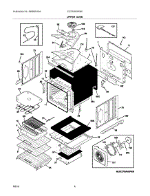 03 - Upper Oven parts for Electrolux Oven EI27EW45PSB from AppliancePartsPros.com