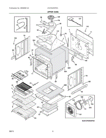 03 - Upper Oven parts for Electrolux Oven EI27EW45PSC from AppliancePartsPros.com