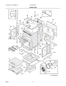 04 - Lower Oven parts for Electrolux Oven EI27EW45PSC from AppliancePartsPros.com
