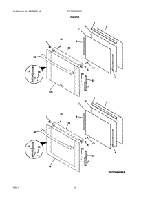 05 - Doors parts for Electrolux Oven EI27EW45PSC from AppliancePartsPros.com