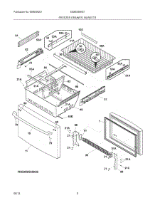 03 - Freezer Drawer, Baskets parts for Electrolux Refrigerator EI28BS65KS7 from AppliancePartsPros.com
