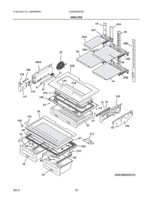 05 - Shelves parts for Electrolux Refrigerator EI28BS65KS9 from AppliancePartsPros.com
