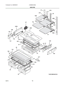 05 - Shelves parts for Electrolux Refrigerator EI28BS65KSBA from AppliancePartsPros.com
