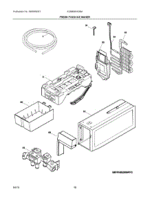 09 - Fresh Food Ice Maker parts for Electrolux Refrigerator EI28BS65KSBA from AppliancePartsPros.com