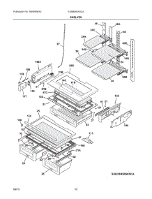 05 - Shelves parts for Electrolux Refrigerator EI28BS65KSCA from AppliancePartsPros.com