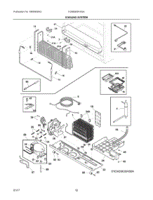 06 - Cooling System parts for Electrolux Refrigerator EI28BS65KSGA from AppliancePartsPros.com