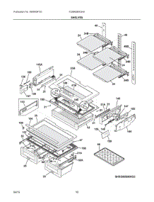 05 - Shelves parts for Electrolux Refrigerator EI28BS80KS4A from AppliancePartsPros.com
