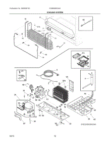 06 - Cooling System parts for Electrolux Refrigerator EI28BS80KS4A from AppliancePartsPros.com